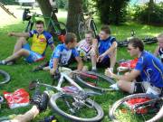 Relaxace závodníků...