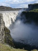 Nejvodnatější vodopád Evropy - Dettifoss Nejvodnatější vodopád Evropy - Dettifoss