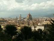 Florencie - pohled na m�sto s "Cattedrale di Santa Maria del Fiore"